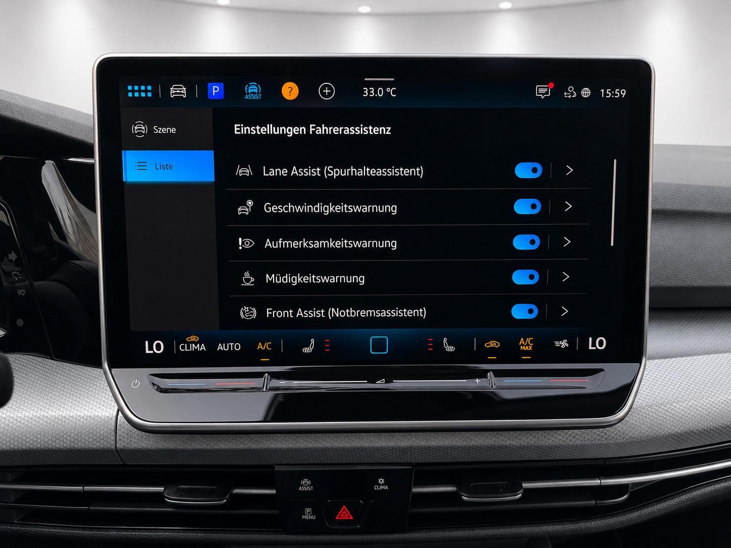 Volkswagen Golf ENERGY-KAME-VIRT-SHZ-KEYL-NAVI-LANE-CARPLAY, миниатюра 22
