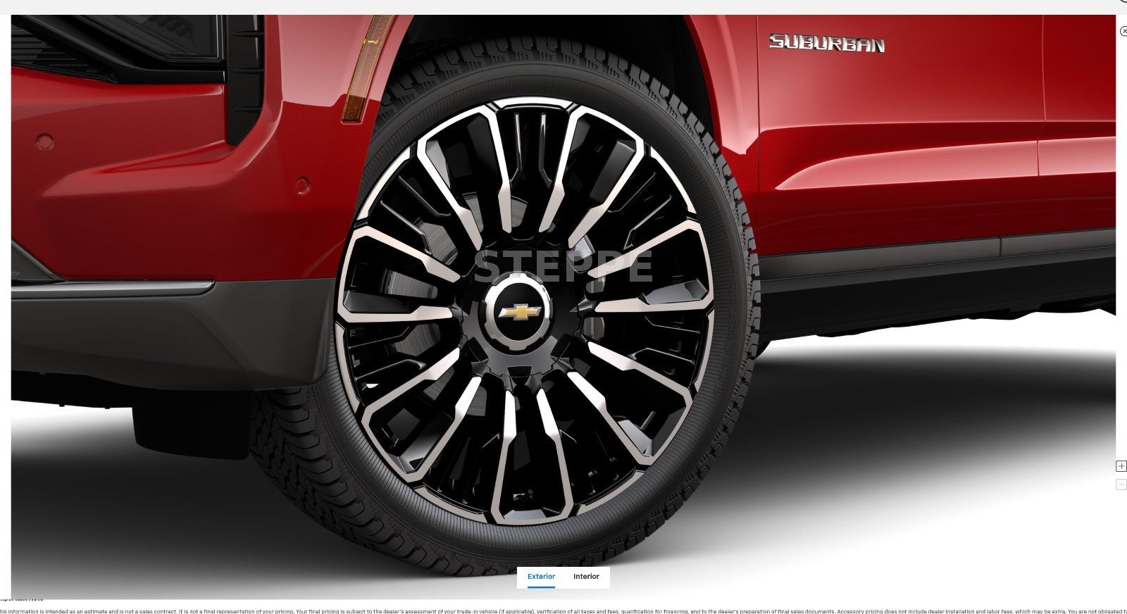 Chevrolet MY26 Suburban 6,2 High Country AHK  24" Luftfed.