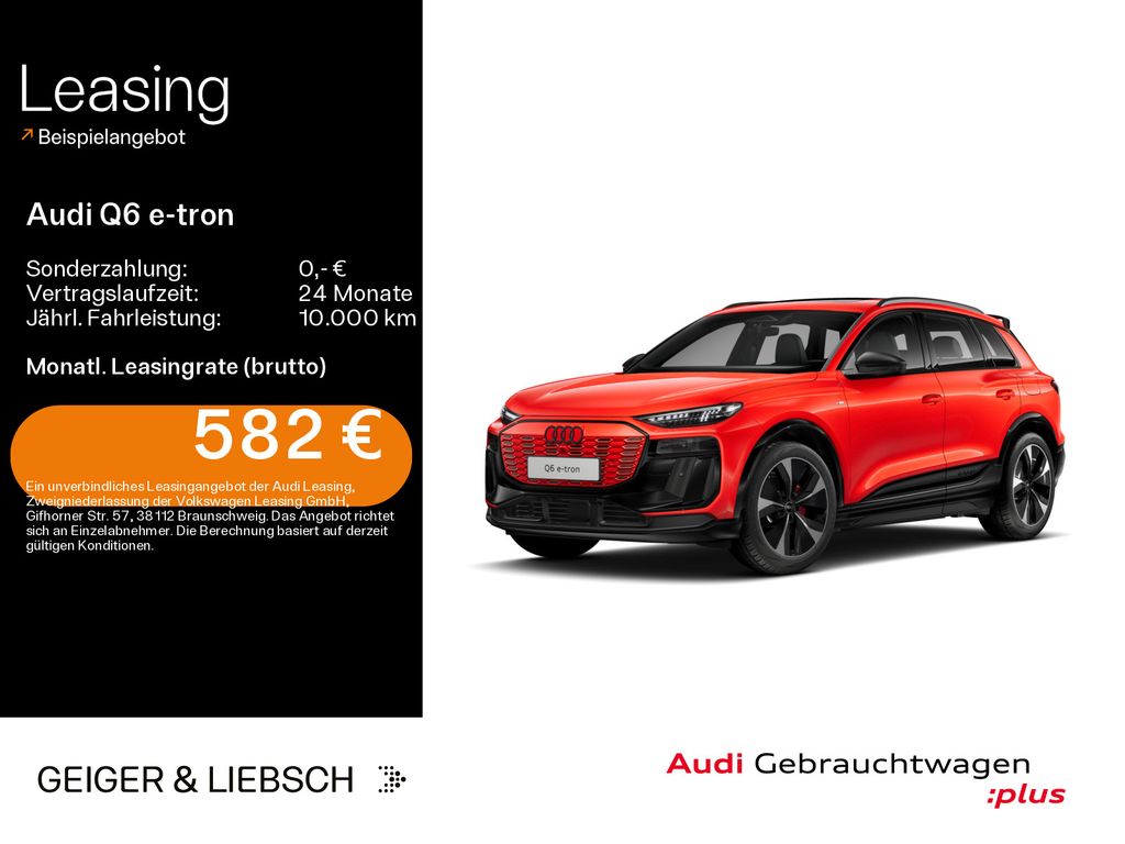 Audi Q6 e-tron quattro S-LINE*MATRIX*PANO*21ZOLL*SHZ*