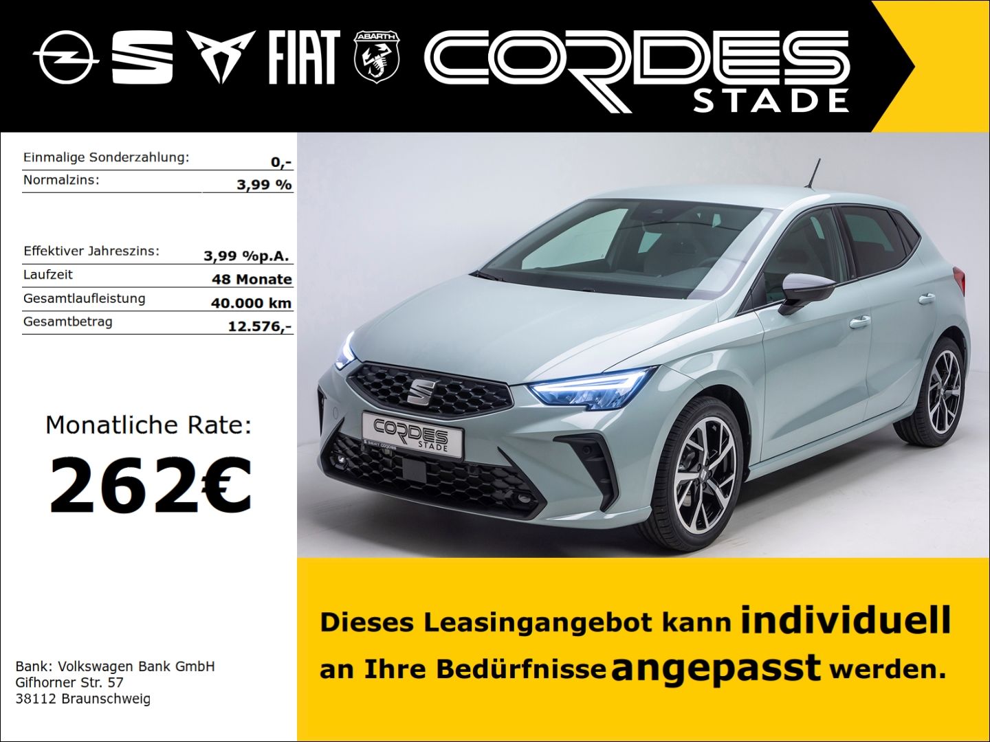 Seat Ibiza 1.0 TSI FR Automatik ACC PDC (NW11)