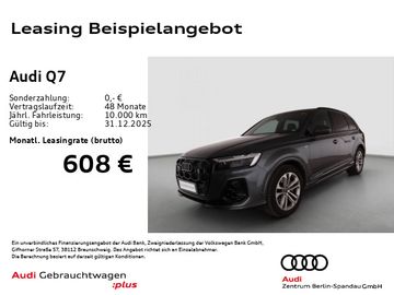 Audi Leasingangebot: Audi Q7 55 TFSI qu. S line tiptronic *PANO*7-Sitzer*