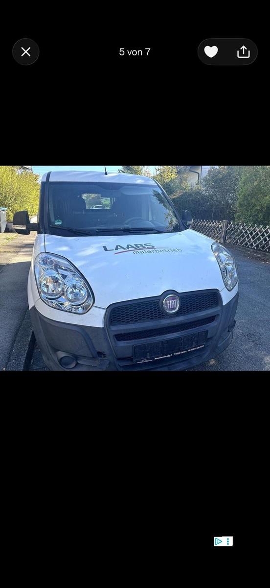 Fiat Doblo 2012 — вигляд ззаду