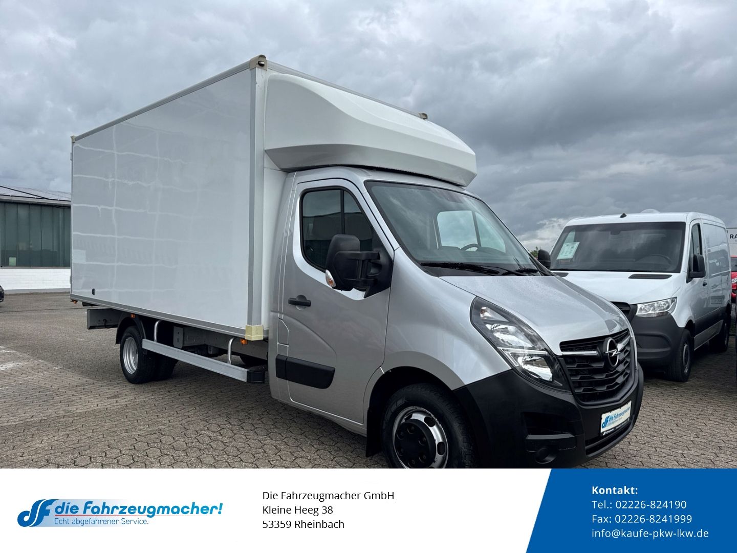 Fahrzeugabbildung Opel Movano Koffer L4H1 3,5t ZwillingsBe. Navi Temp R