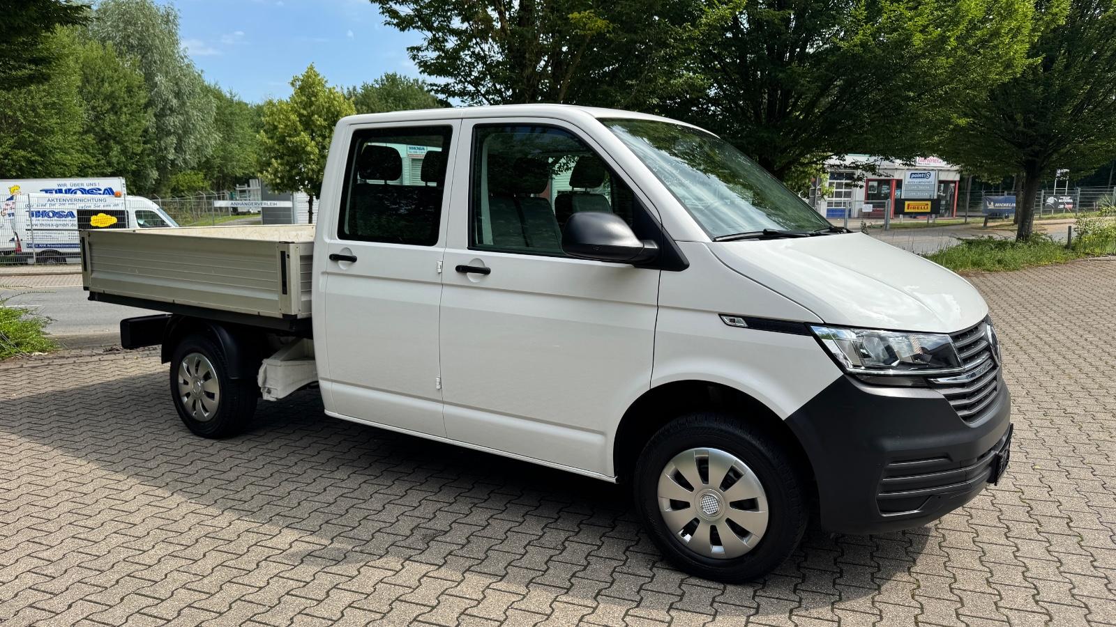 Volkswagen T6 Transporter T6.1 Pritsche DoKa Lang 6 Sitz *LEDER *AHK *1.Hd, миниатюра 3
