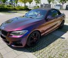 BMW 228 i Cabrio M Sport Colorflow Folierung Avery