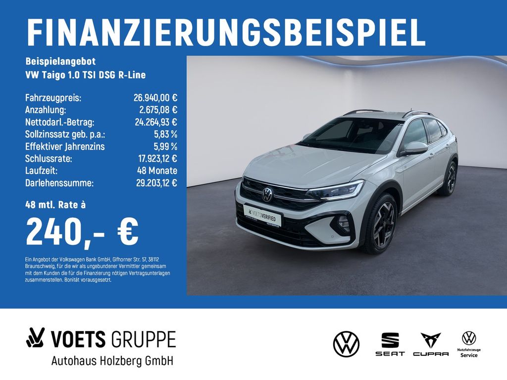 Taigo 1.0 TSI DSG R-Line NAVI+AHK+ACC