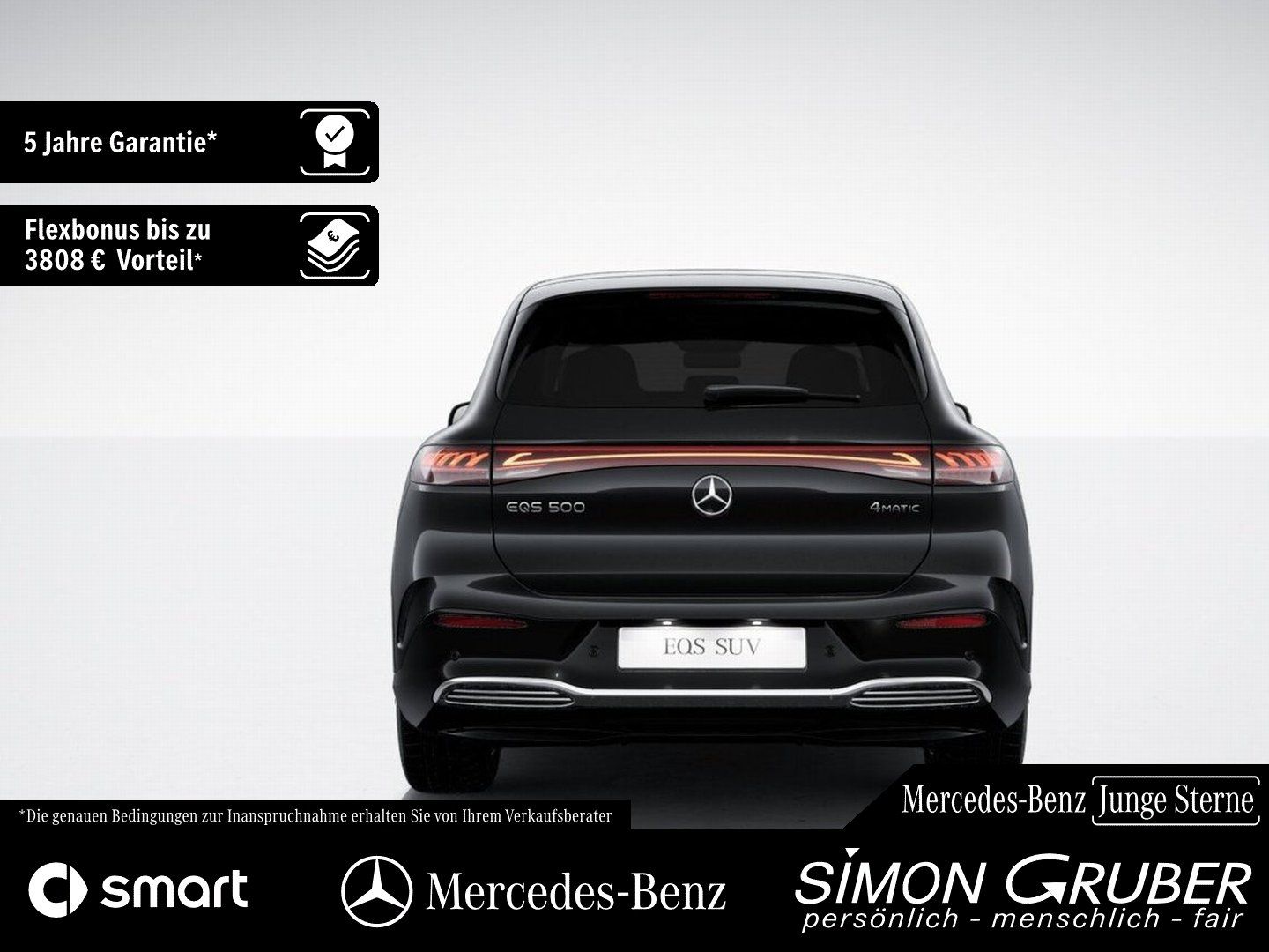 Fahrzeugabbildung Mercedes-Benz EQS 500 4M SUV AMG Hyper Fond-Entertain 7Sitze