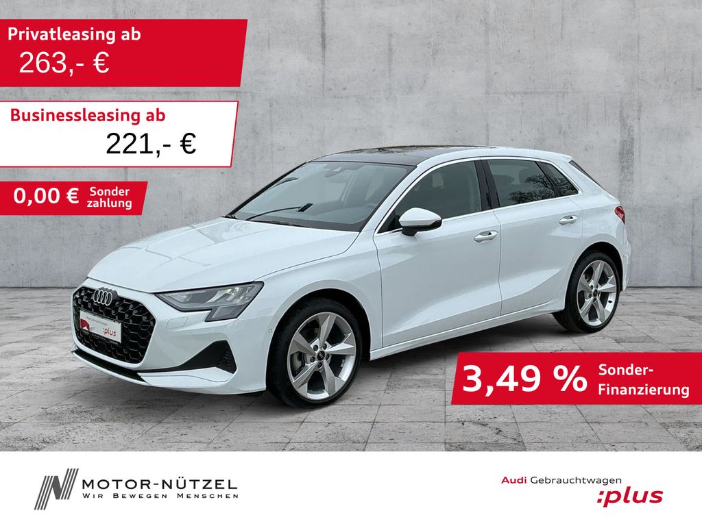 A3 Sportback 30 TFSI S-TR ADVANCED LED+NAVI+PANO