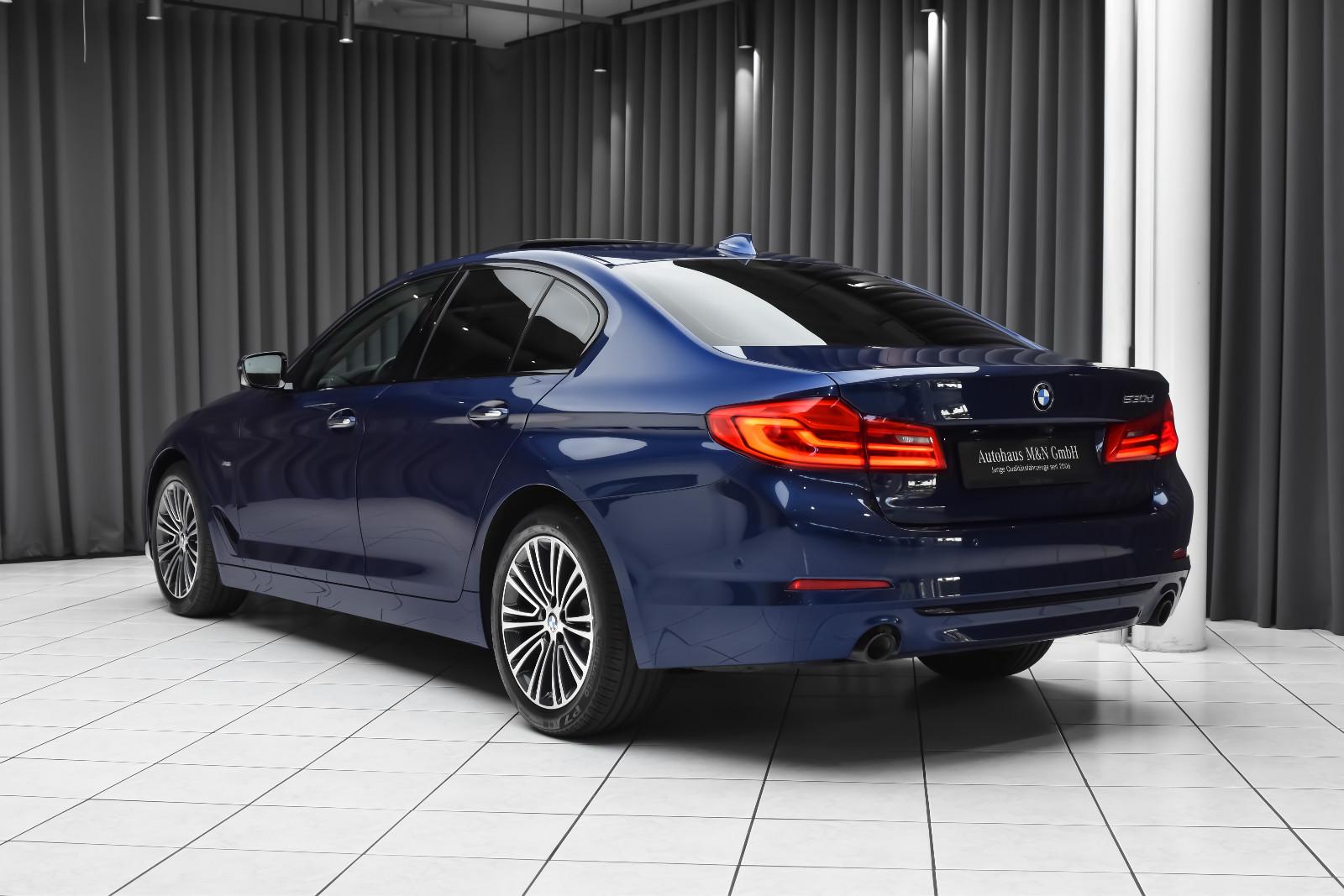 BMW 530D 3.0 265ch SPORT LINE - HUD - CUIR - TOIT PANORAMIQUE - CHAUFFAGE AUXILIAIRE