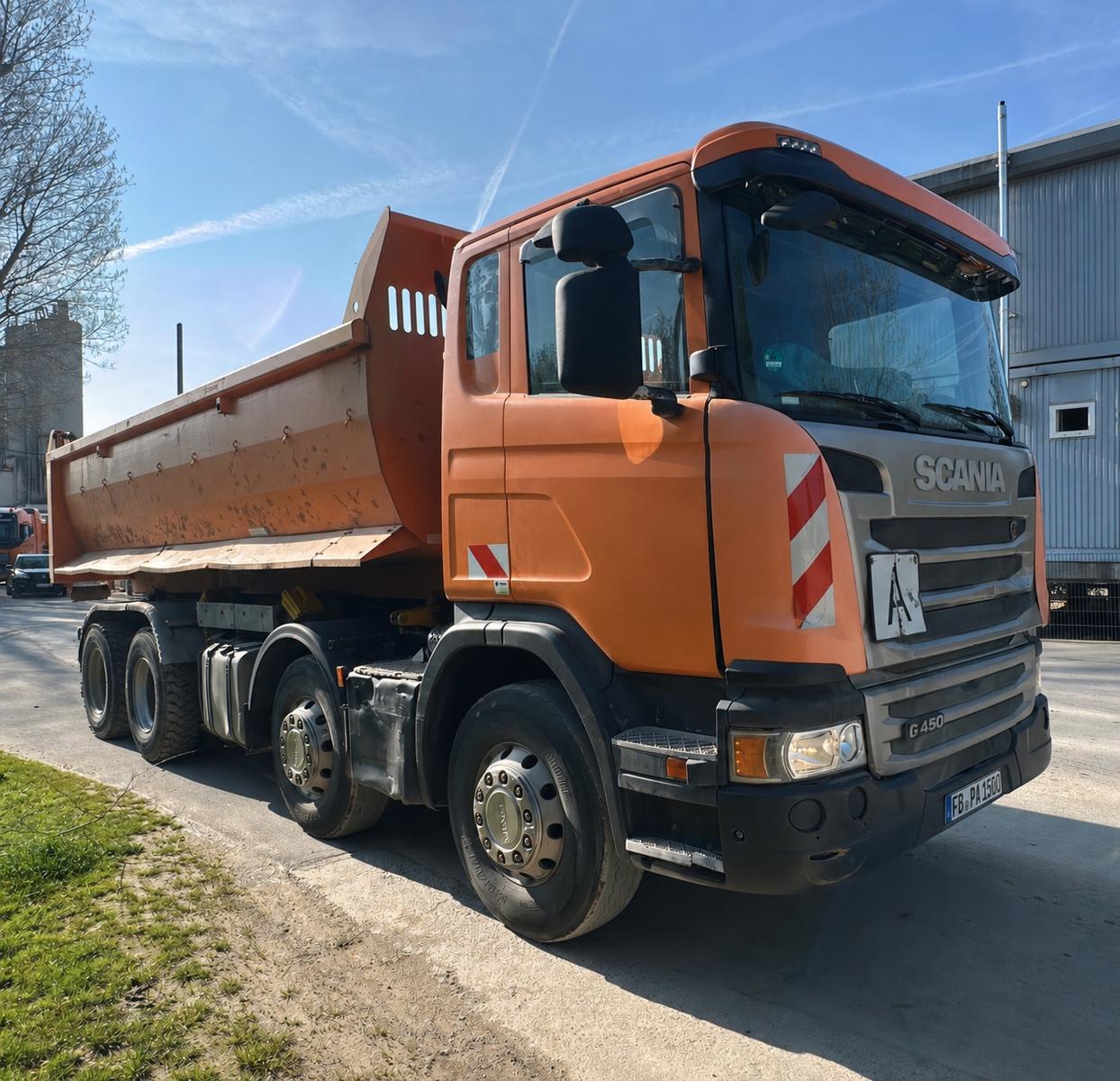Scania G 450 Abrollkipper Palfinger