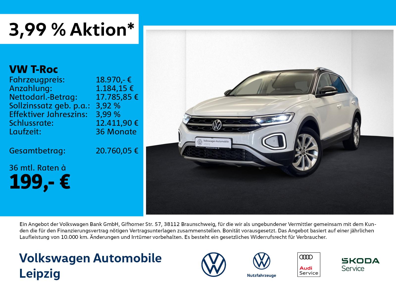 Volkswagen T-Roc Style 1.0 TSI *LED*Navi*Anschlussg.*