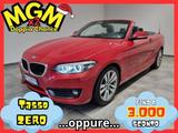 BMW 218 i Cabrio Advantage - rote BMW 218