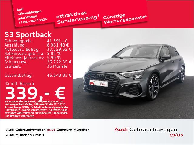 Audi S3 Sportback TFSI qu S tronic NaviCarbonKame 2023