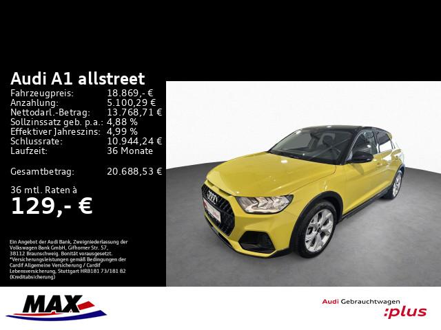 Audi A1 allstreet 25 TFSI +OPTIK SCHWARZ+PDC+VCP+ALU+