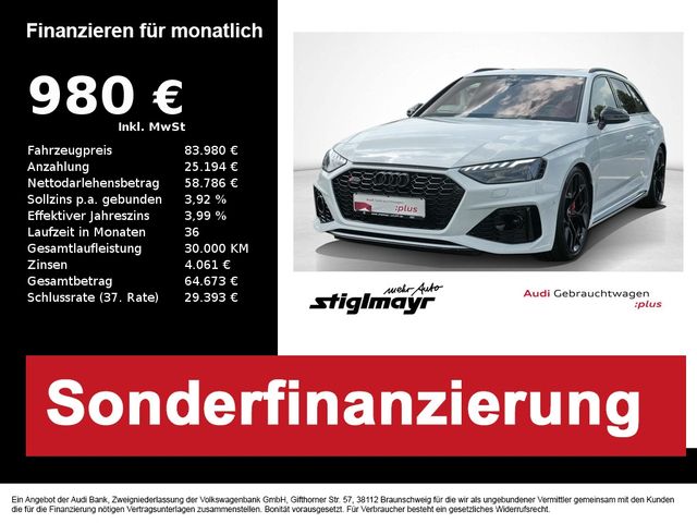 Audi RS4 competition plus 290-KM/H+AHK+HUD+MATRIX+20`