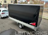 SIGG Hochlader 1300 kg mit Plane, Klappfeld, 100 km/h - Gebraucht Pkw-Anhänger 1300 kg