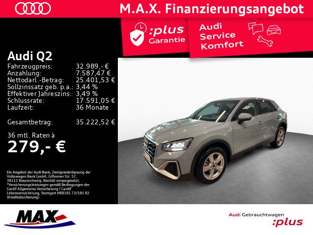Q2 35 TFSI S LINE LED+NAVI+KAMERA+AHK+V COCKPIT+