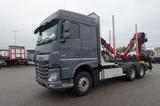 DAF XF 510 mit Penz Ladekran 15Z8.70 inkl. Holzgreif - Kipper Mit ladekran