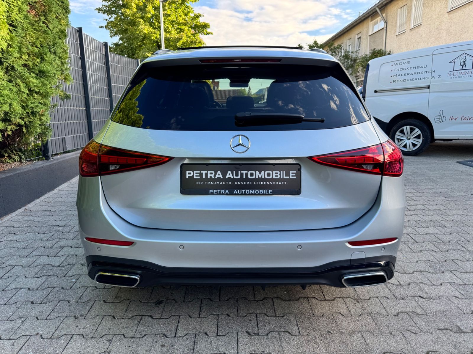 Mercedes-Benz C 200 d T AMG LINE PANO KAMERA TOTWINKEL 8FACHB imagem 3