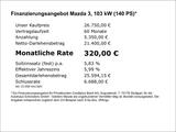 Mazda 3 HOMURA+HEAD-UP+CARPLAY+LED+DAB+AKTIONSWARE!! - Mazda 3 Gebrauchtwagen in Mülheim (Ruhr)