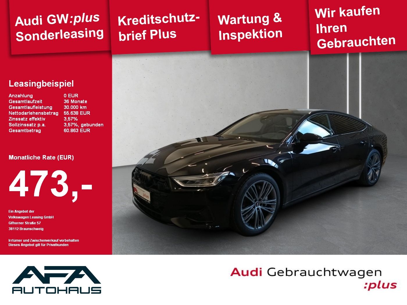 Audi A7 Sportback 50 TFSI e quattro AHK360°*Leder*20
