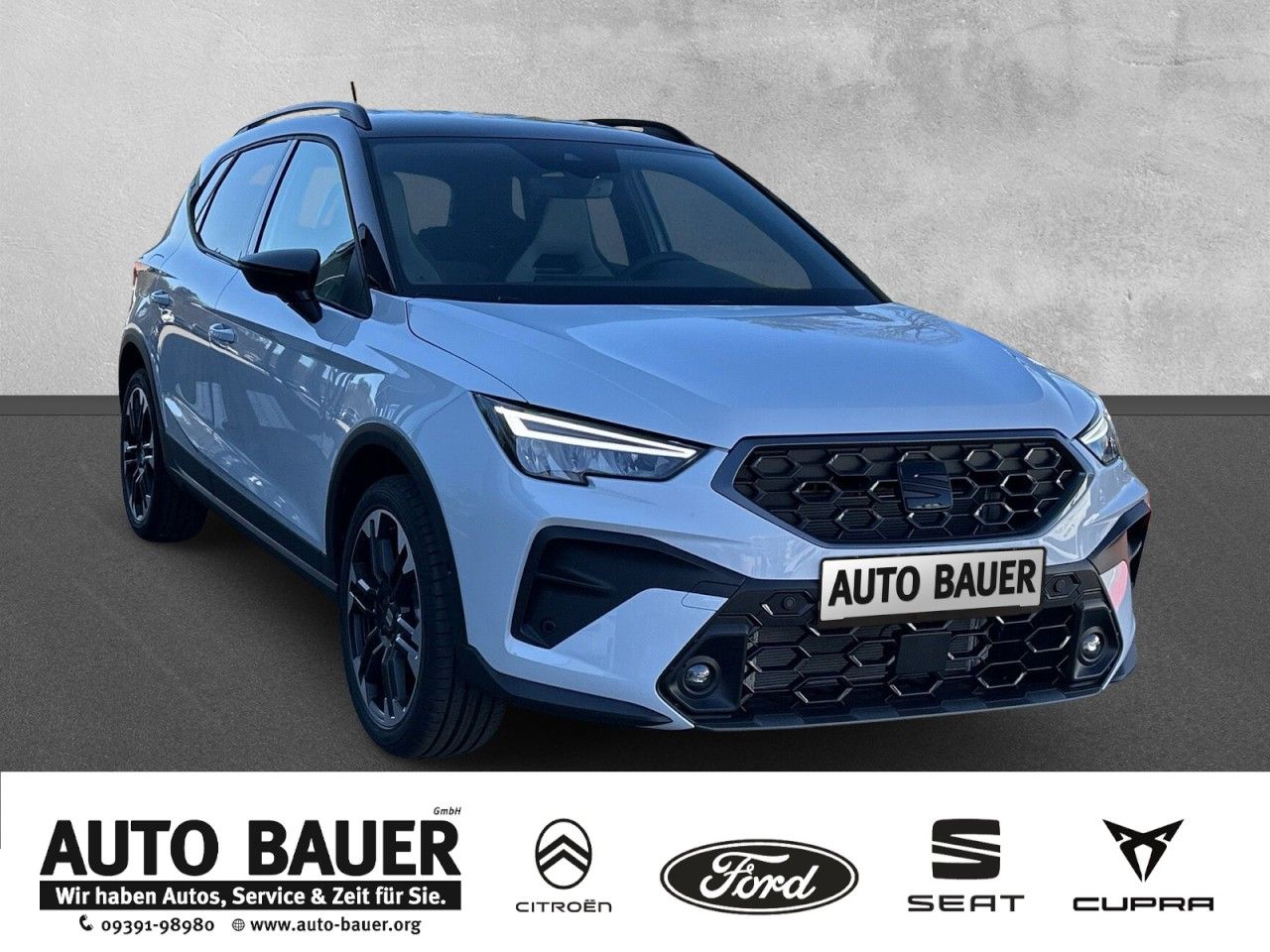 Fahrzeugabbildung SEAT Arona FR Black Edition 1.5 TSI 150 PS DSG - mit KI generiert/bearbeitet