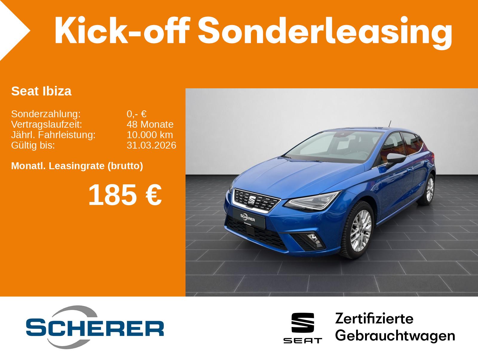 Seat Ibiza Xcellence 1.0 TSI KAMERA*SHZ*ACC*LED uvm..