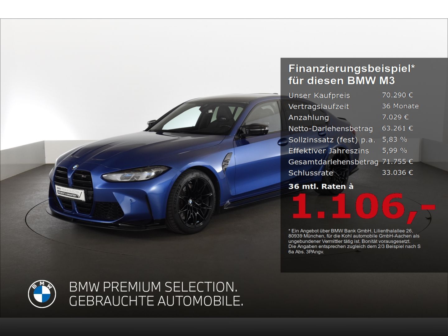 BMW M3 Competition Sitzheizung hinten Harman Kardon 