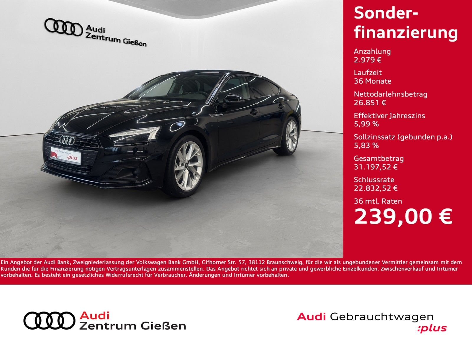 Audi A5 Sportback 35 TDI S-tronic advanced Matrix-LED foto 2