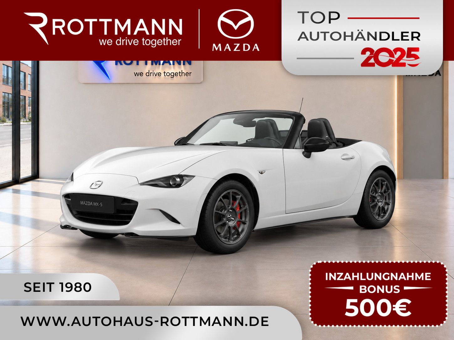 Mazda MX-5 2027 1.5 SKYACTIV-G 136ps HOMURA SoMo