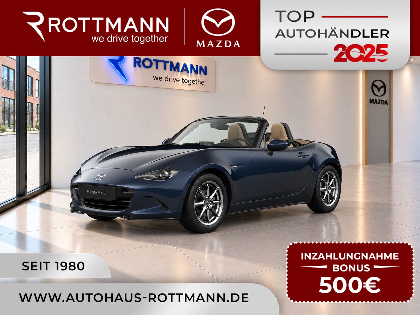 Mazda MX-5 2027 1.5 SKYACTIV-G 136ps KAZARI