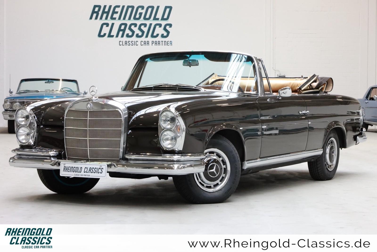 Mercedes-Benz 220 SEb Cabriolet im seltenen Tabakbraun
