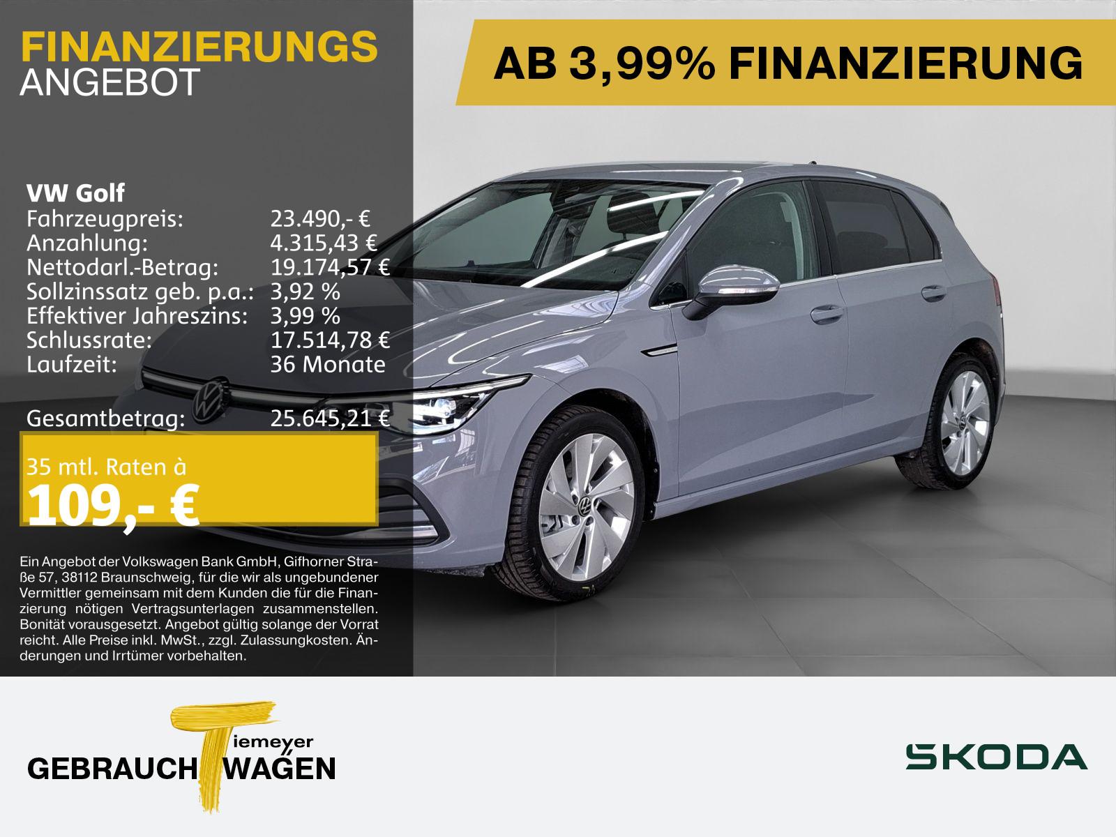 Volkswagen Golf 1.5 eTSI DSG STYLE KAMERA NAVI SITZH