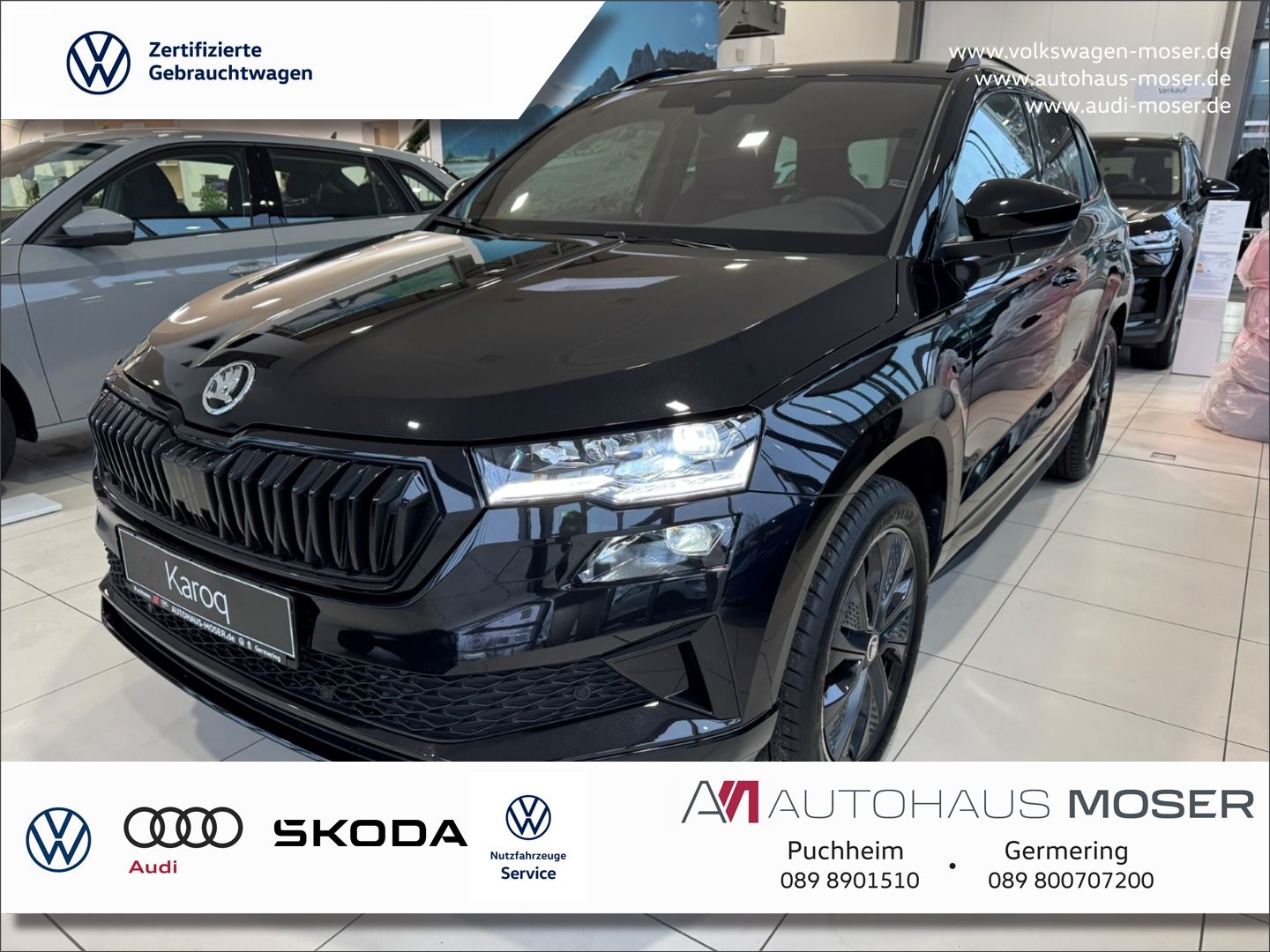 Karoq Sportline 2.0TSI DSG 4x4 ACC*AHK*DCC*Navi!