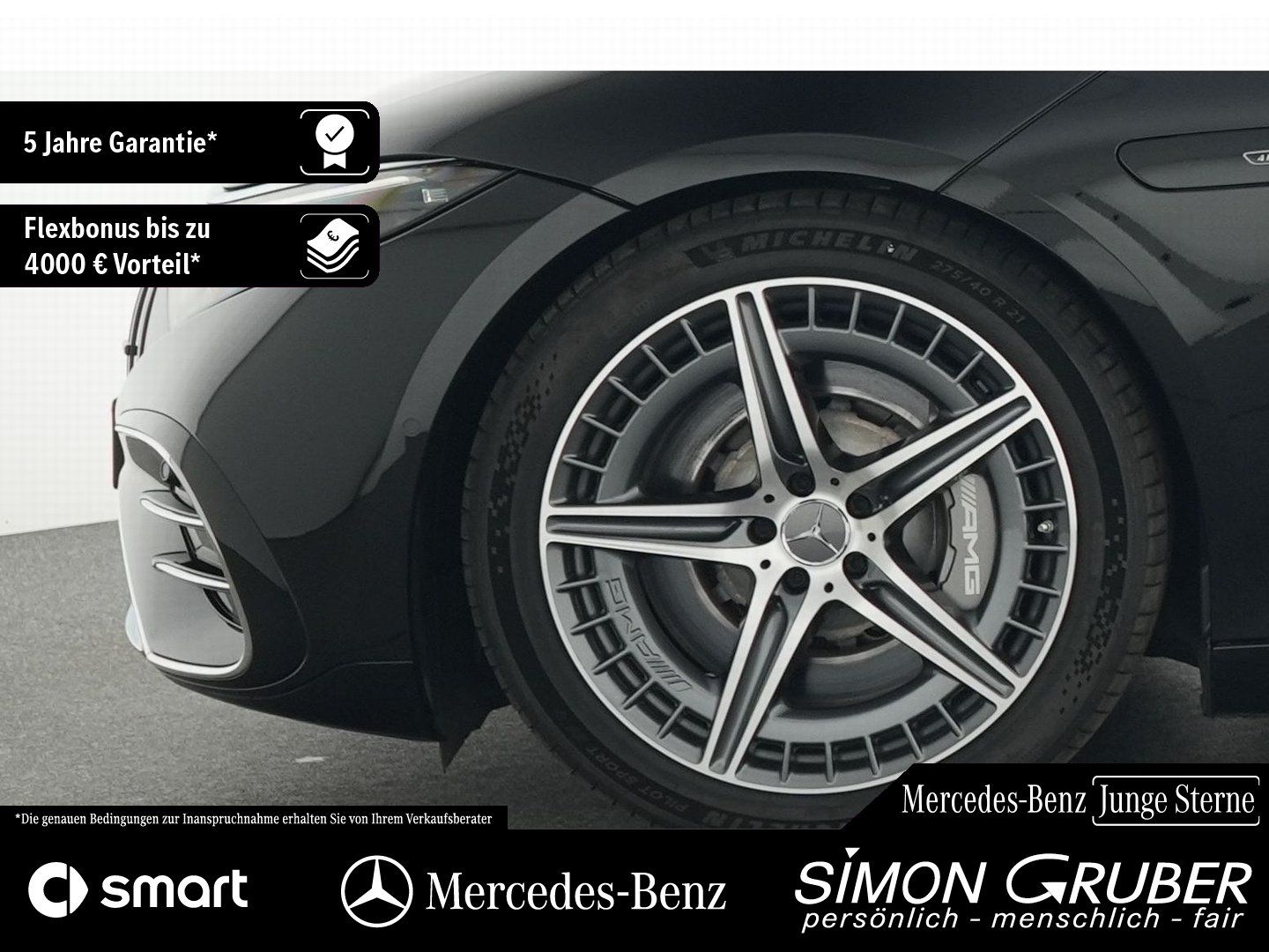 Fahrzeugabbildung Mercedes-Benz EQS 53 4M+ AMG Hyper Pano Burm Sitzklima Massage