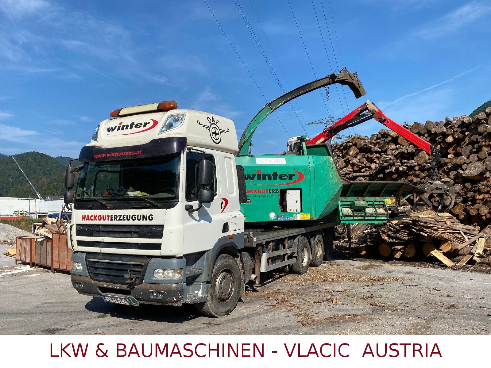 DAF CF85 Holzhackmaschine JENZ HEM 700