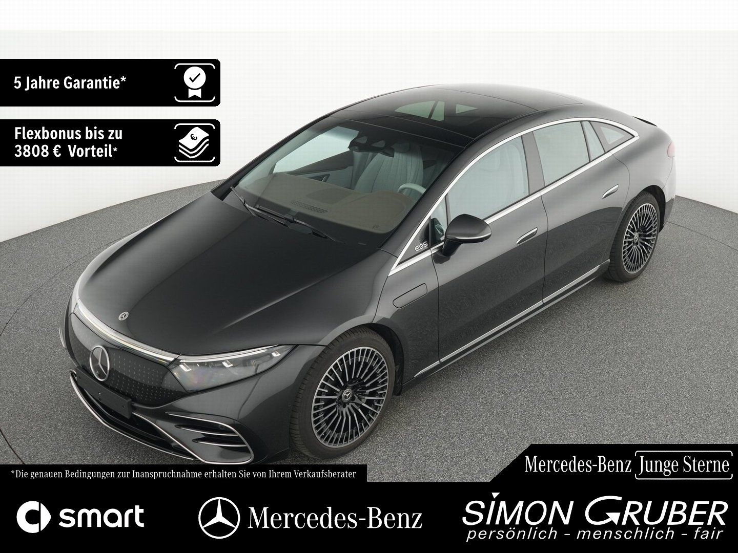 Fahrzeugabbildung Mercedes-Benz EQS 450+ AMG Pano Hyperscreen Burm Mod 25 118kw