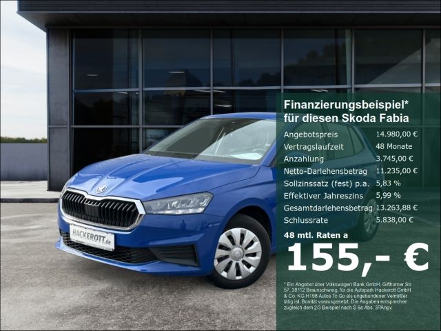 Skoda Fabia Active 1.0 MPI PDC Klima Bluetooth LED