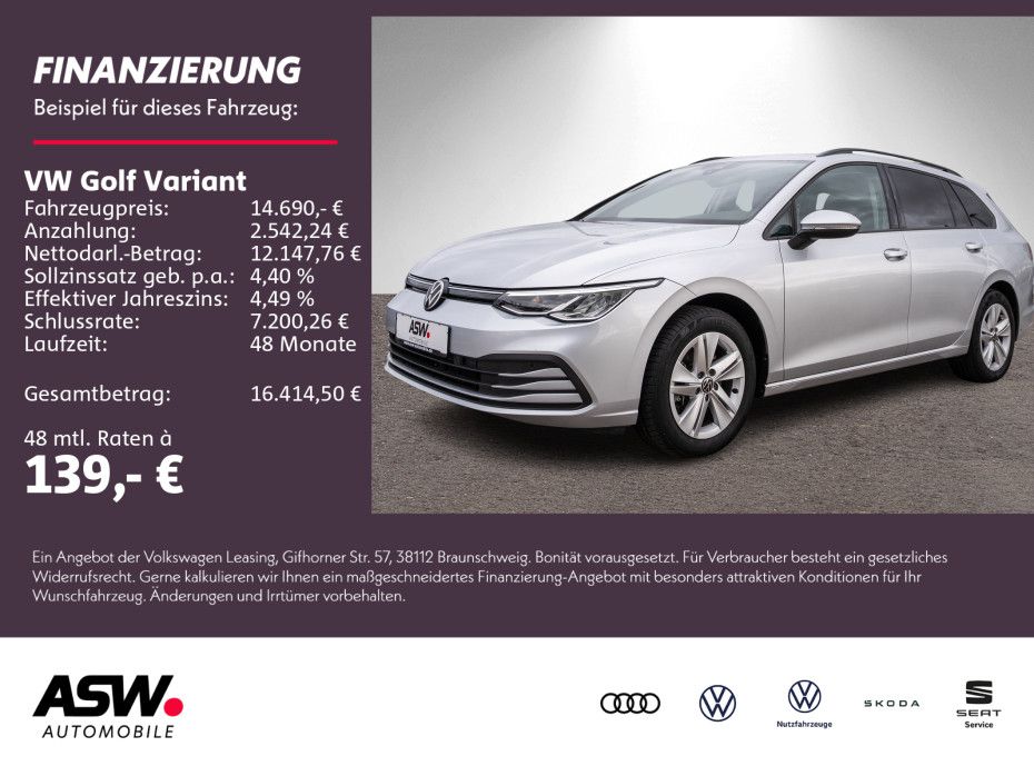 Volkswagen Golf Variant Life 2.0 TDI Navi ACC PDC SHZ LED