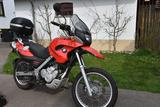BMW F 650 GS mit original Topcase und 2 Koffer - BMW 2001 F650GS