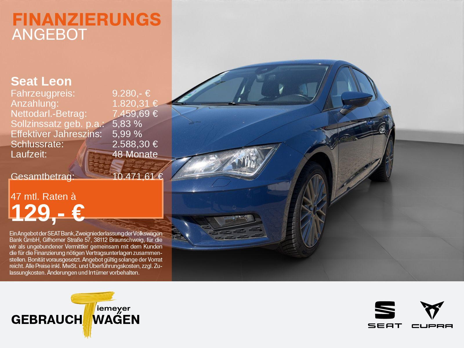 Seat Leon 1.4 TGI Style SITZHZG PDC ACC LM16