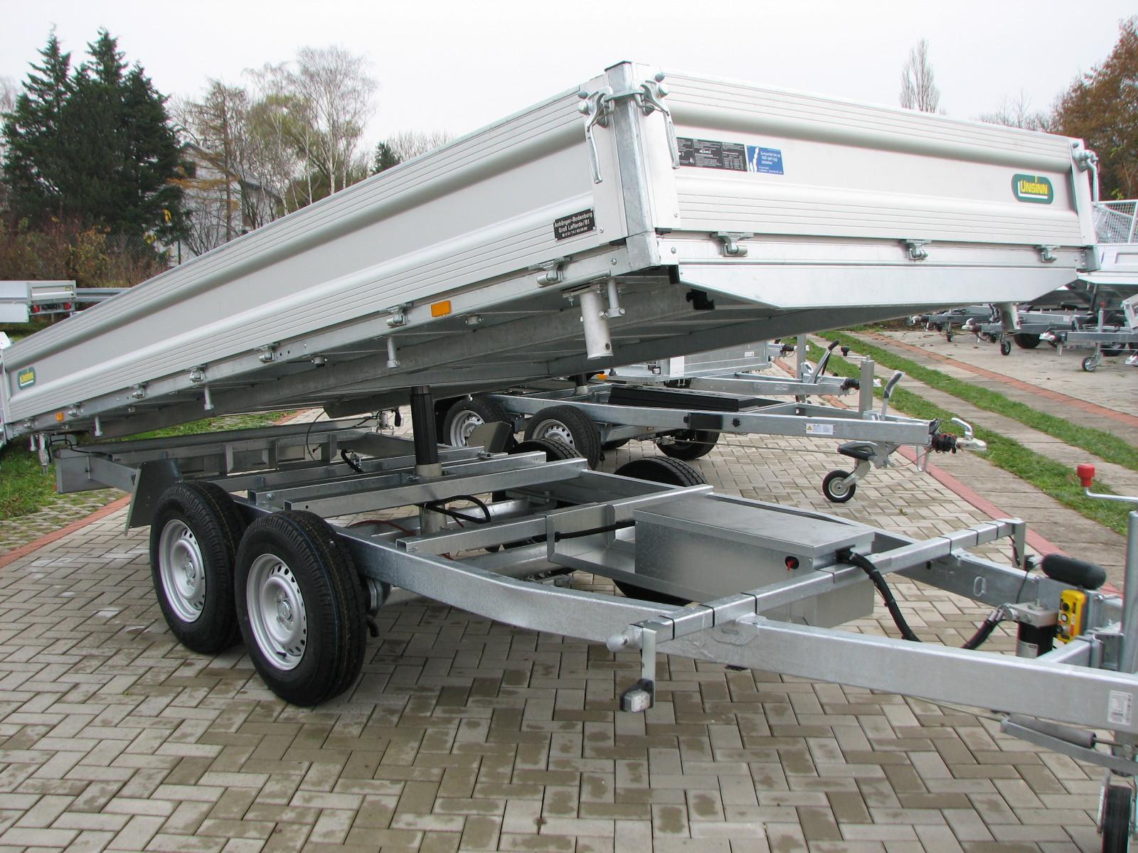 Unsinn Dreiseitenkipper 3500kg 4,26 x 2,04, elektrisch