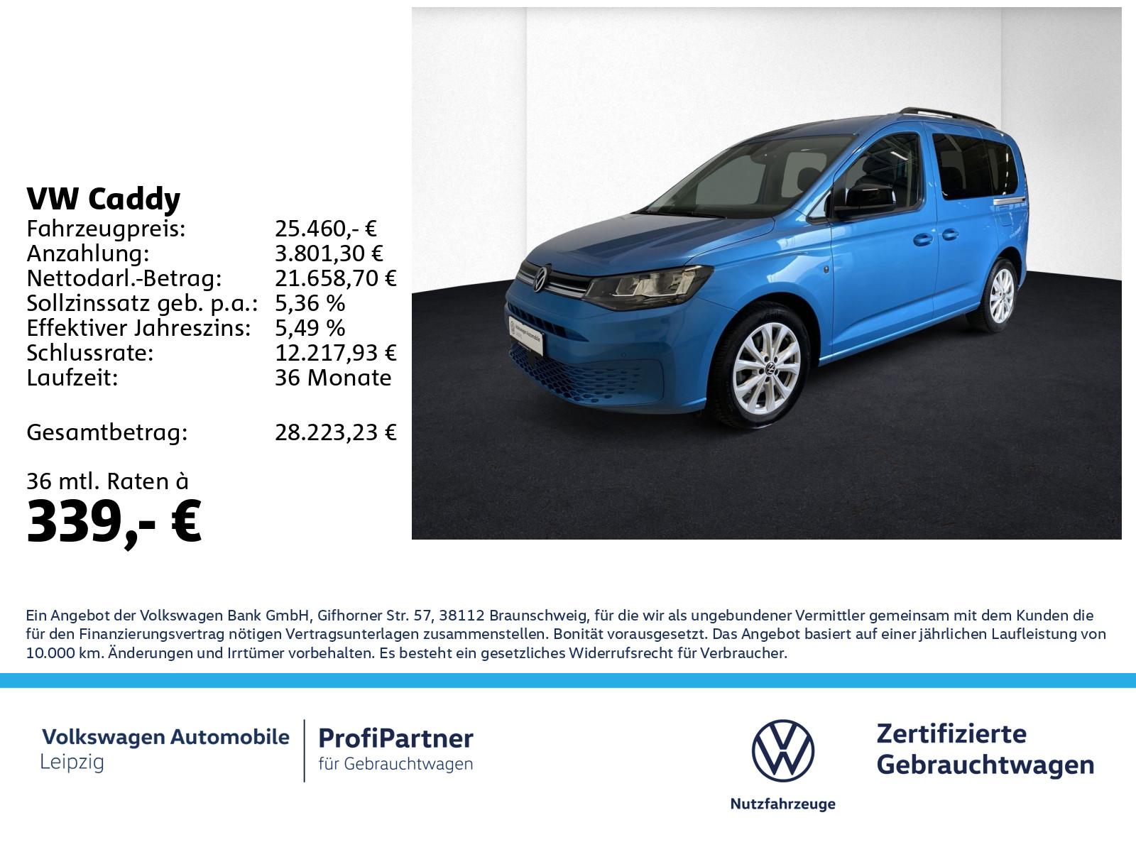 Volkswagen Caddy Life *AHK*Navi*SHZ*Tempomat*Einparkhilfe
