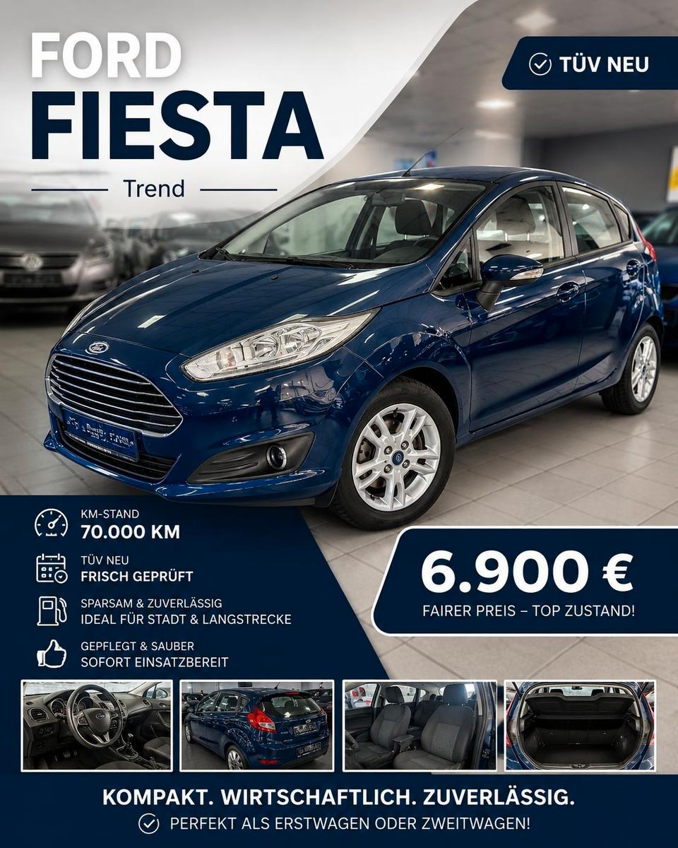 Ford Fiesta Trend/TÜV NEU KM-STANDES 70000