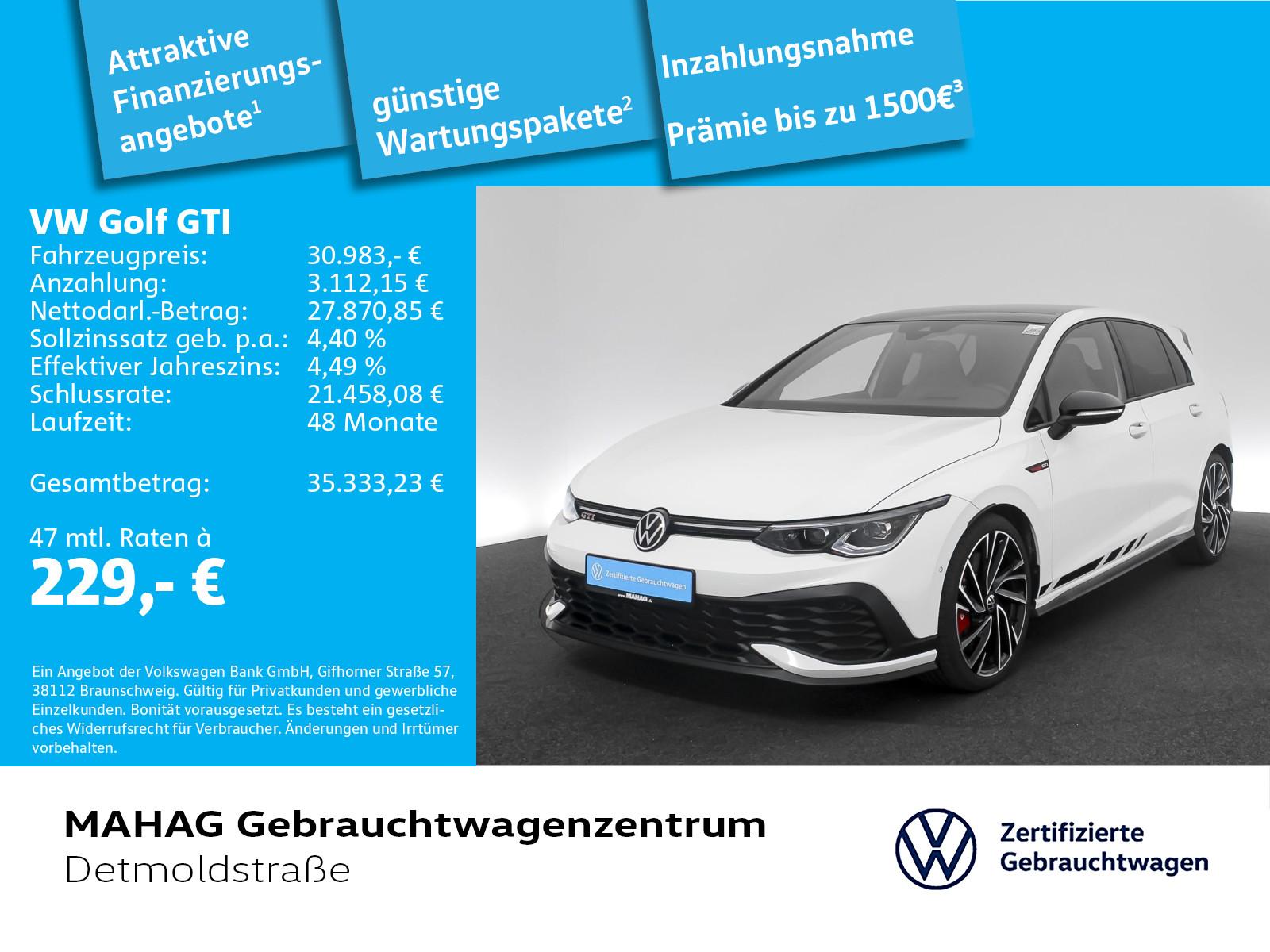 Volkswagen Golf VIII GTI Clubsport 2.0 TSI BlackStyle Leder