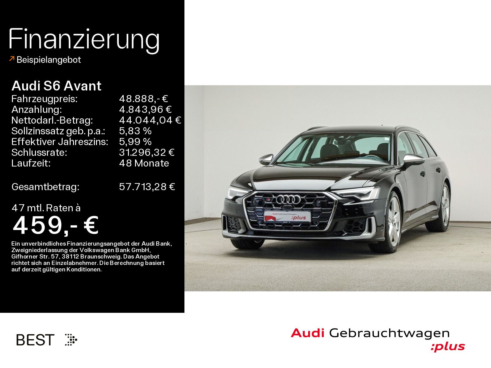 Audi S6 Avant HUD, Kamera, Navi, SHZ