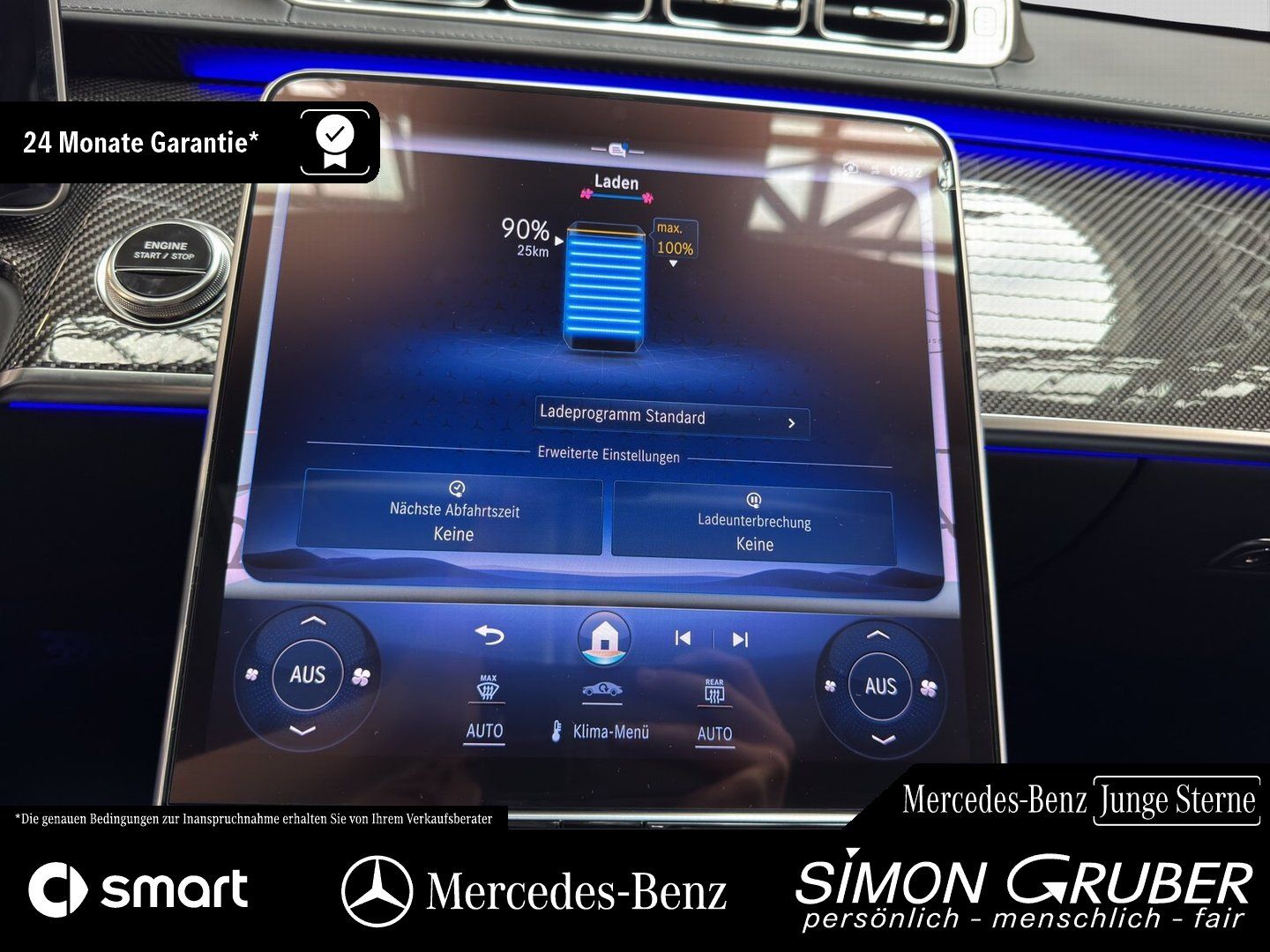Fahrzeugabbildung Mercedes-Benz S 63 e Perfo L Chauffeur Carbon Burm4D Fondent.