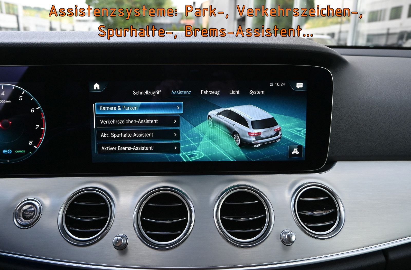 Fahrzeugabbildung Mercedes-Benz E 200 4Mat. T NIGHT °ACC°AHK°BURM°HUD°STANDHEIZ°