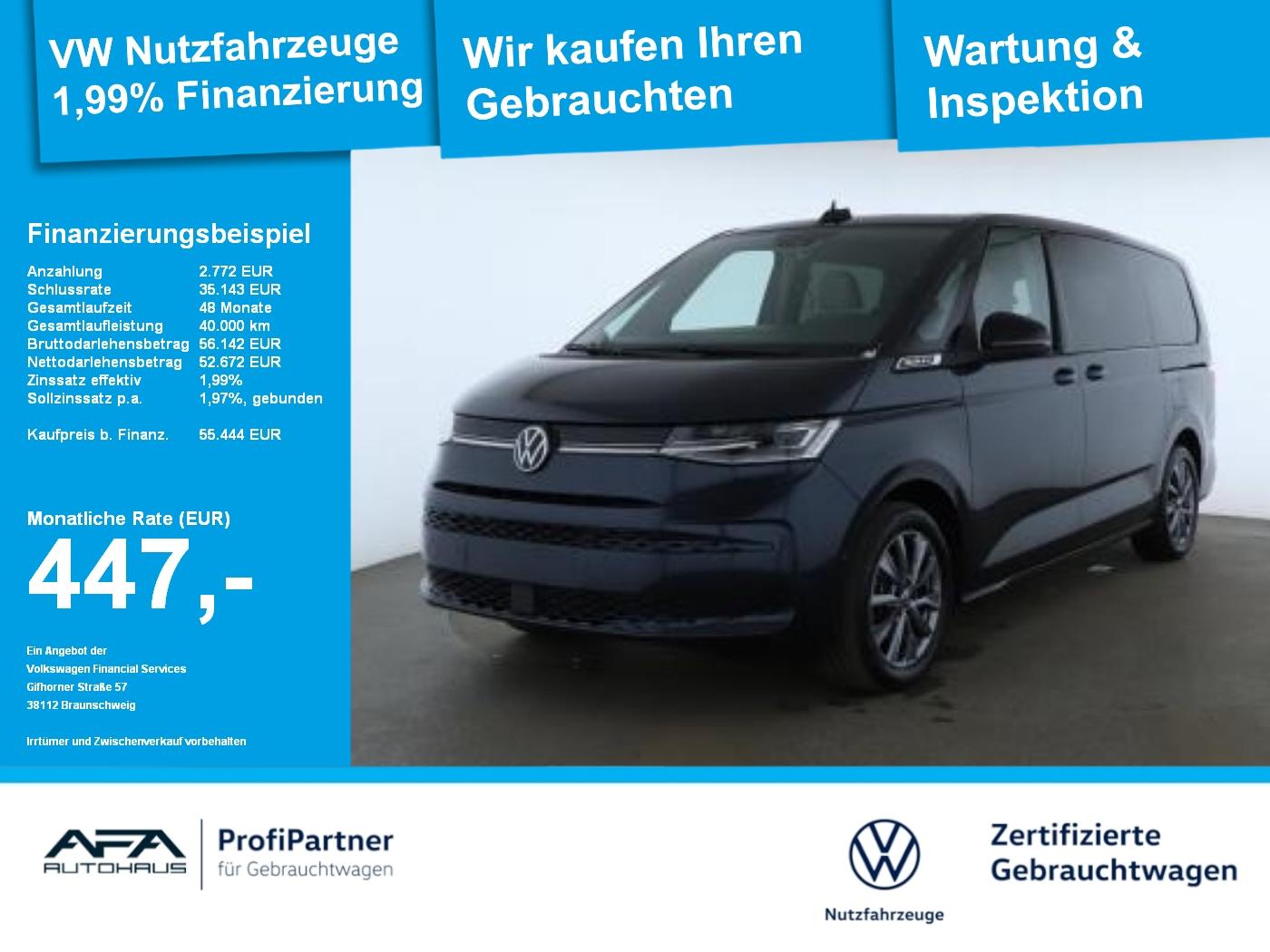 Volkswagen T7 Multivan 2.0 TDI lang DSG AHK*StHz*Navi*Harma