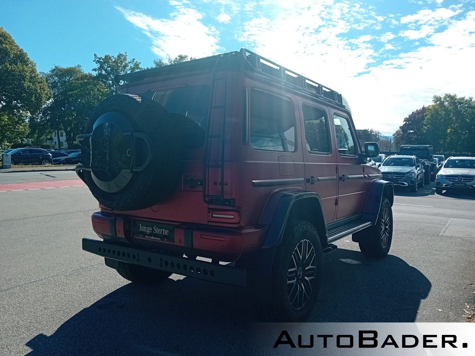 Mercedes-Benz G 63 4x4² NIGHT Kirschholz Dachträger CARBON TV imagem 3